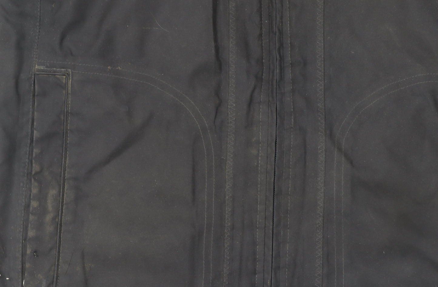 Womens UK Size S Decathlon Creation Black Parka Coat