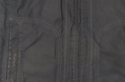 Womens UK Size S Decathlon Creation Black Parka Coat