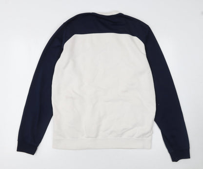 Mens UK Size M Nike White Pullover Sweatshirt