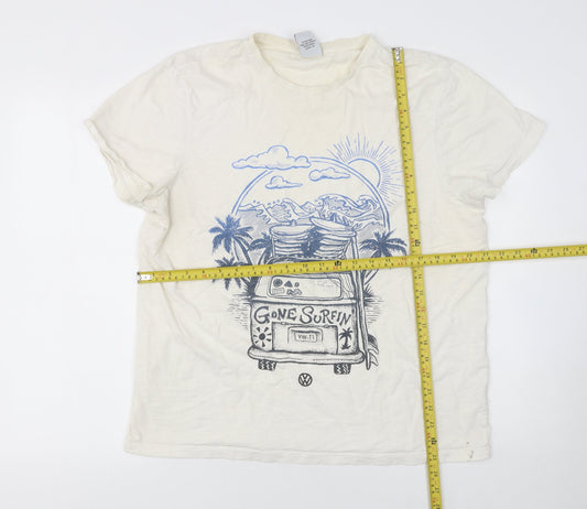 Mens UK Size XL Volkswagen Ivory  T-Shirt