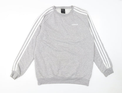 Womens UK Size XS adidas Grey Pullover Sweatshirt