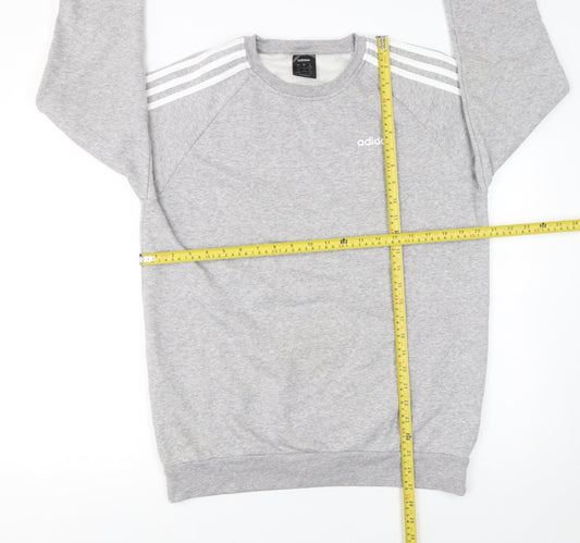 Womens UK Size XS adidas Grey Pullover Sweatshirt