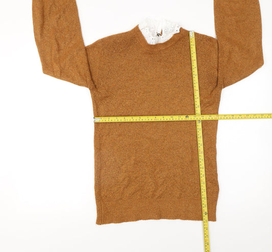 Womens UK Size 6 White Stuff Brown Pullover Jumper