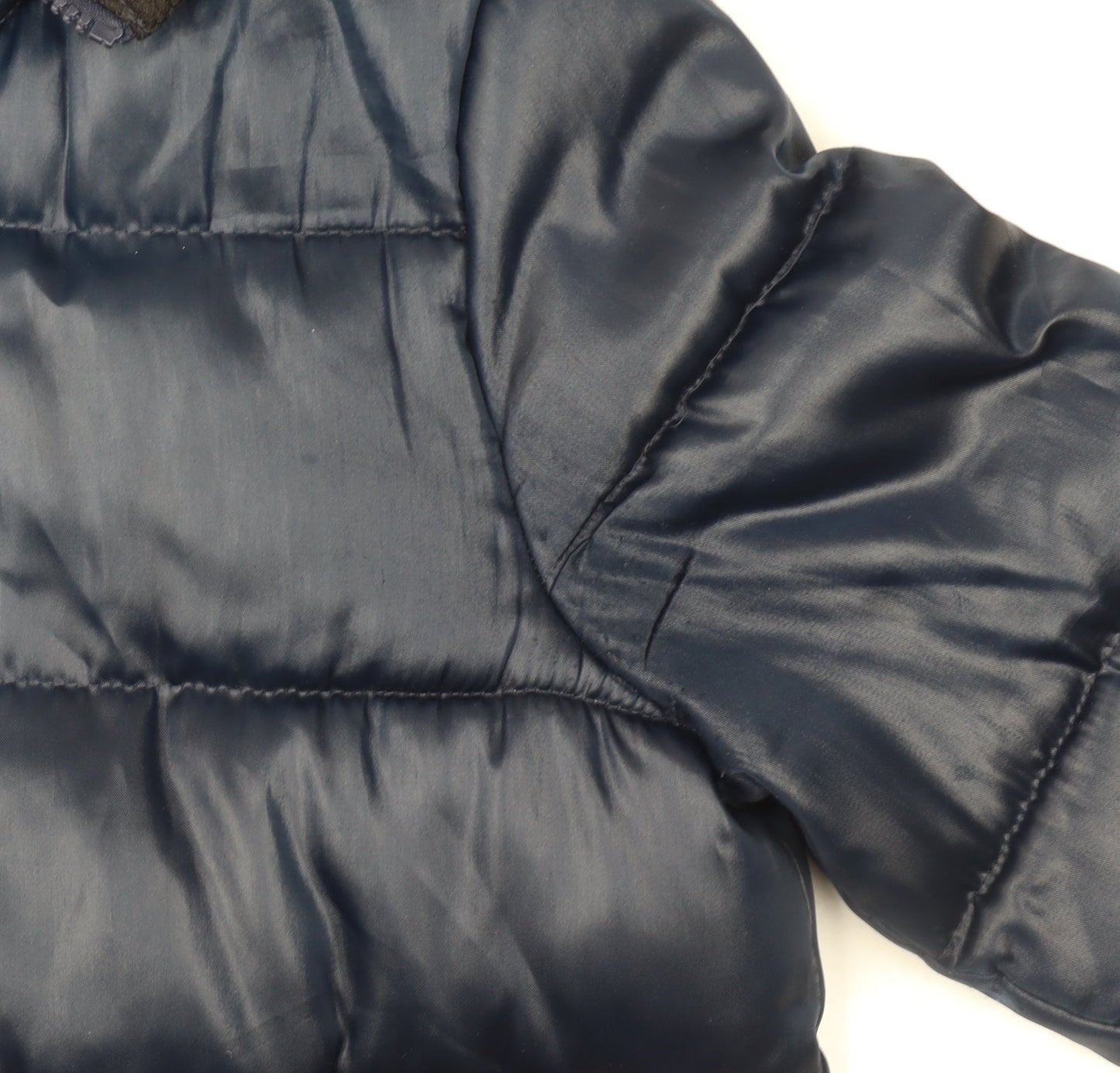 Womens UK Size 8 NEXT Blue Puffer Jacket