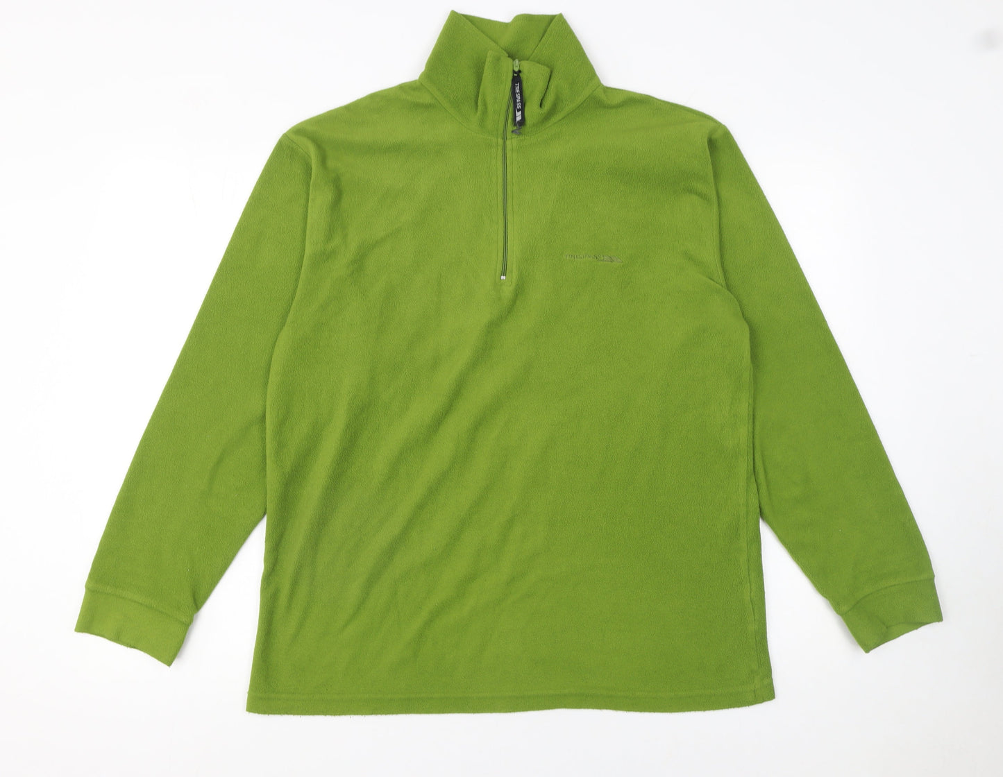 Mens UK Size M Trespass Green Pullover Sweatshirt