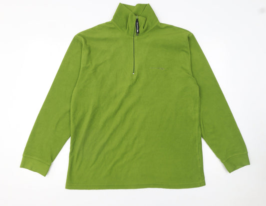 Mens UK Size M Trespass Green Pullover Sweatshirt