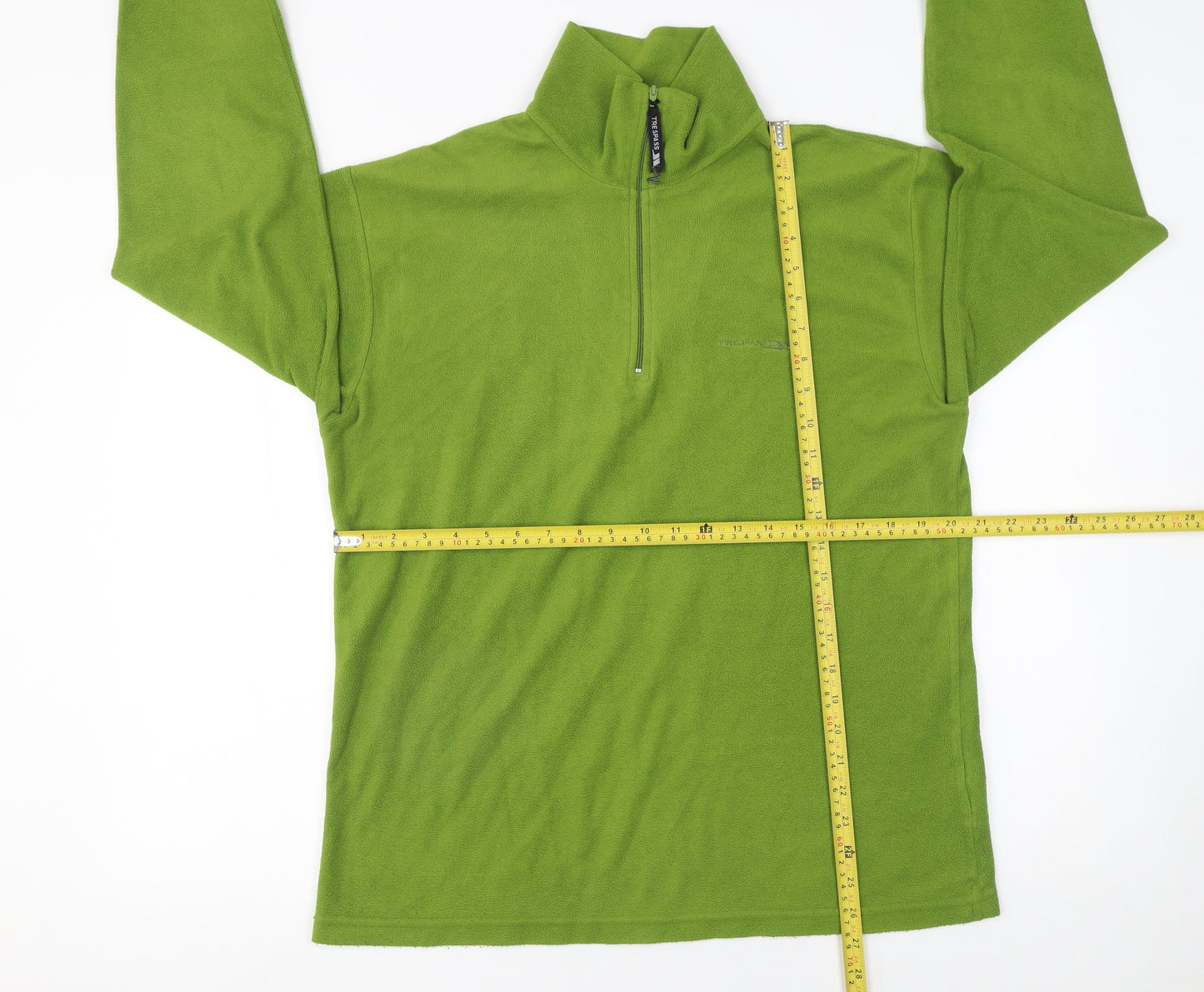 Mens UK Size M Trespass Green Pullover Sweatshirt