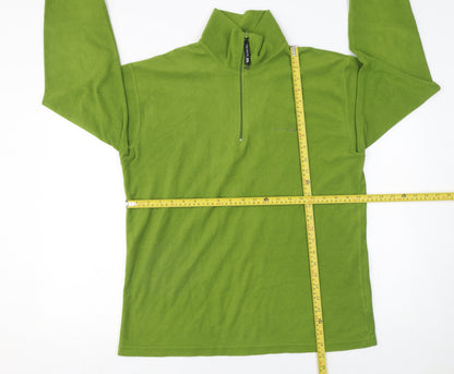 Mens UK Size M Trespass Green Pullover Sweatshirt