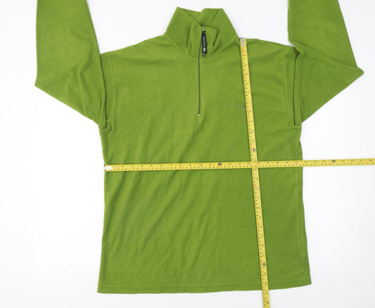 Mens UK Size M Trespass Green Pullover Sweatshirt