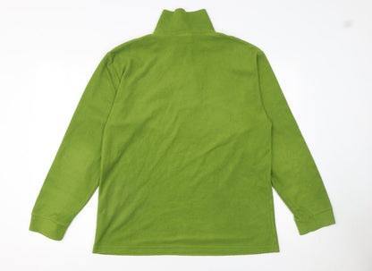 Mens UK Size M Trespass Green Pullover Sweatshirt