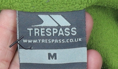 Mens UK Size M Trespass Green Pullover Sweatshirt