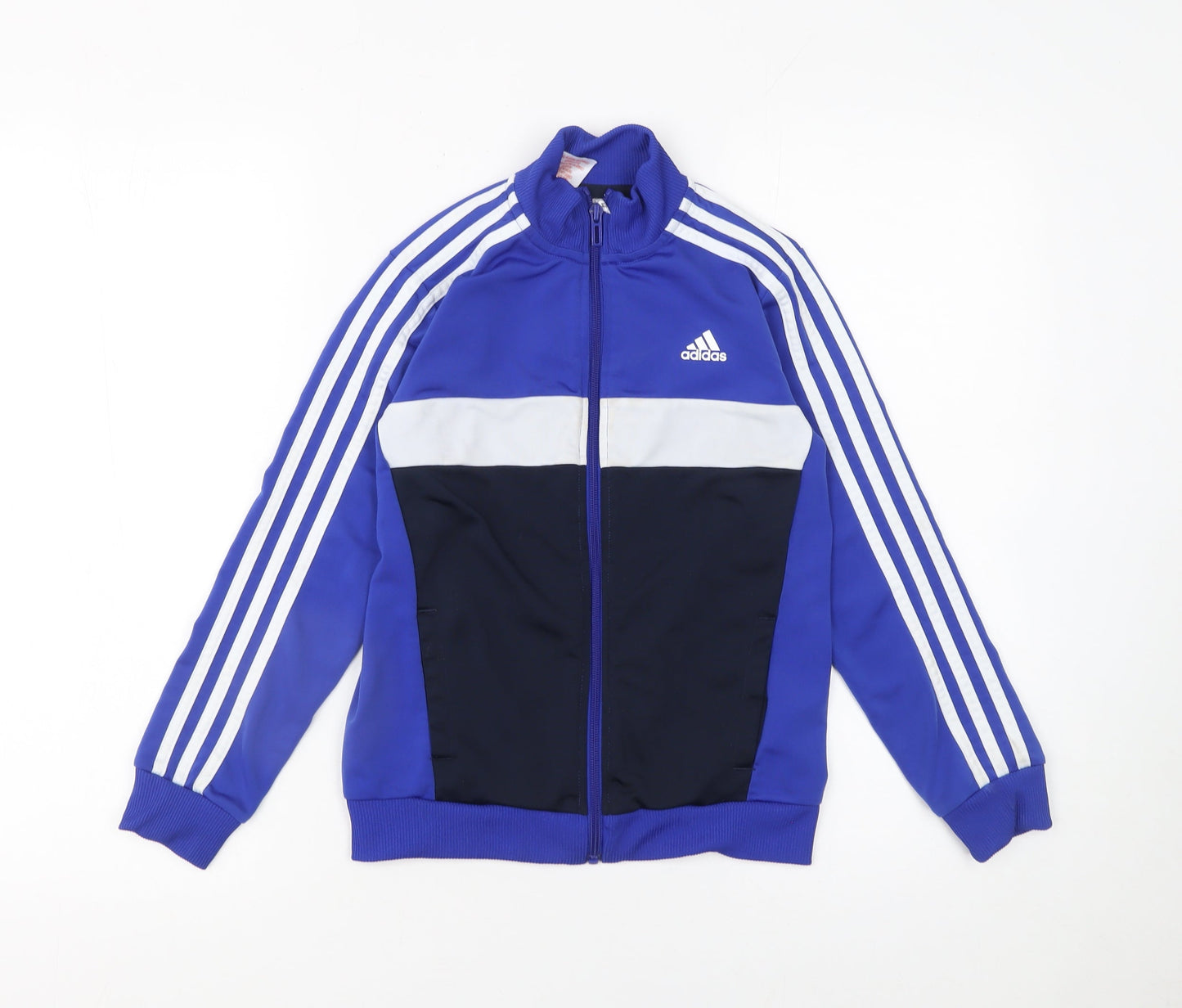 Boys UK Size 10 Years adidas Blue Track Jacket
