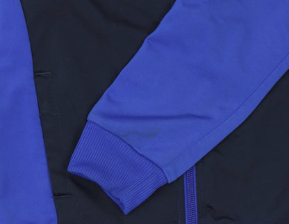 Boys UK Size 10 Years adidas Blue Track Jacket