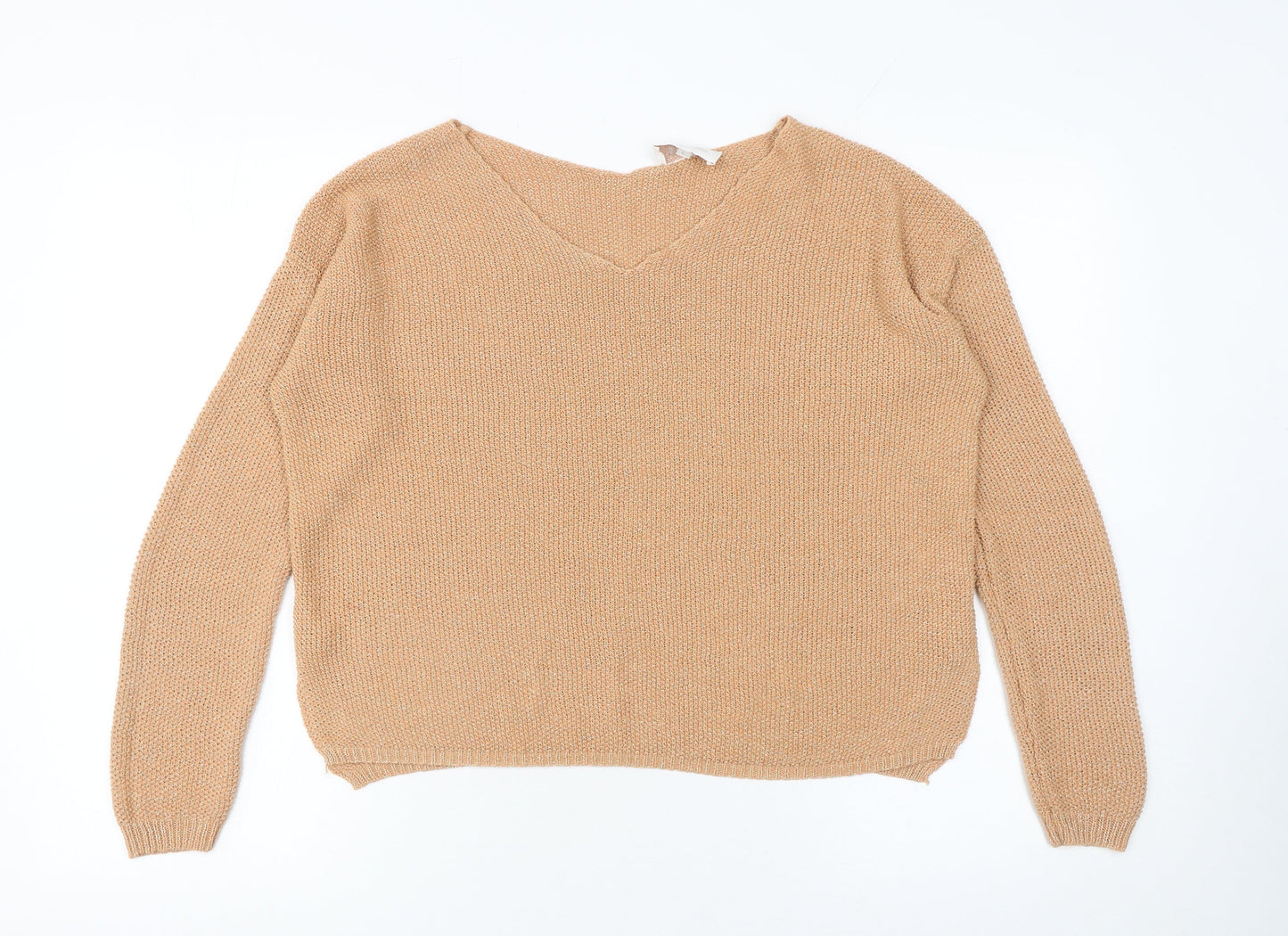 Womens UK Size L Grace & Mila Beige Pullover Jumper