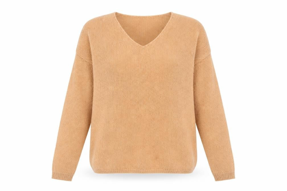 Womens UK Size L Grace & Mila Beige Pullover Jumper
