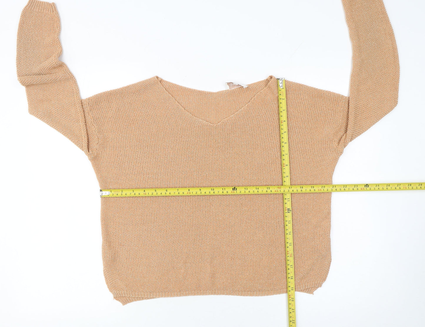 Womens UK Size L Grace & Mila Beige Pullover Jumper