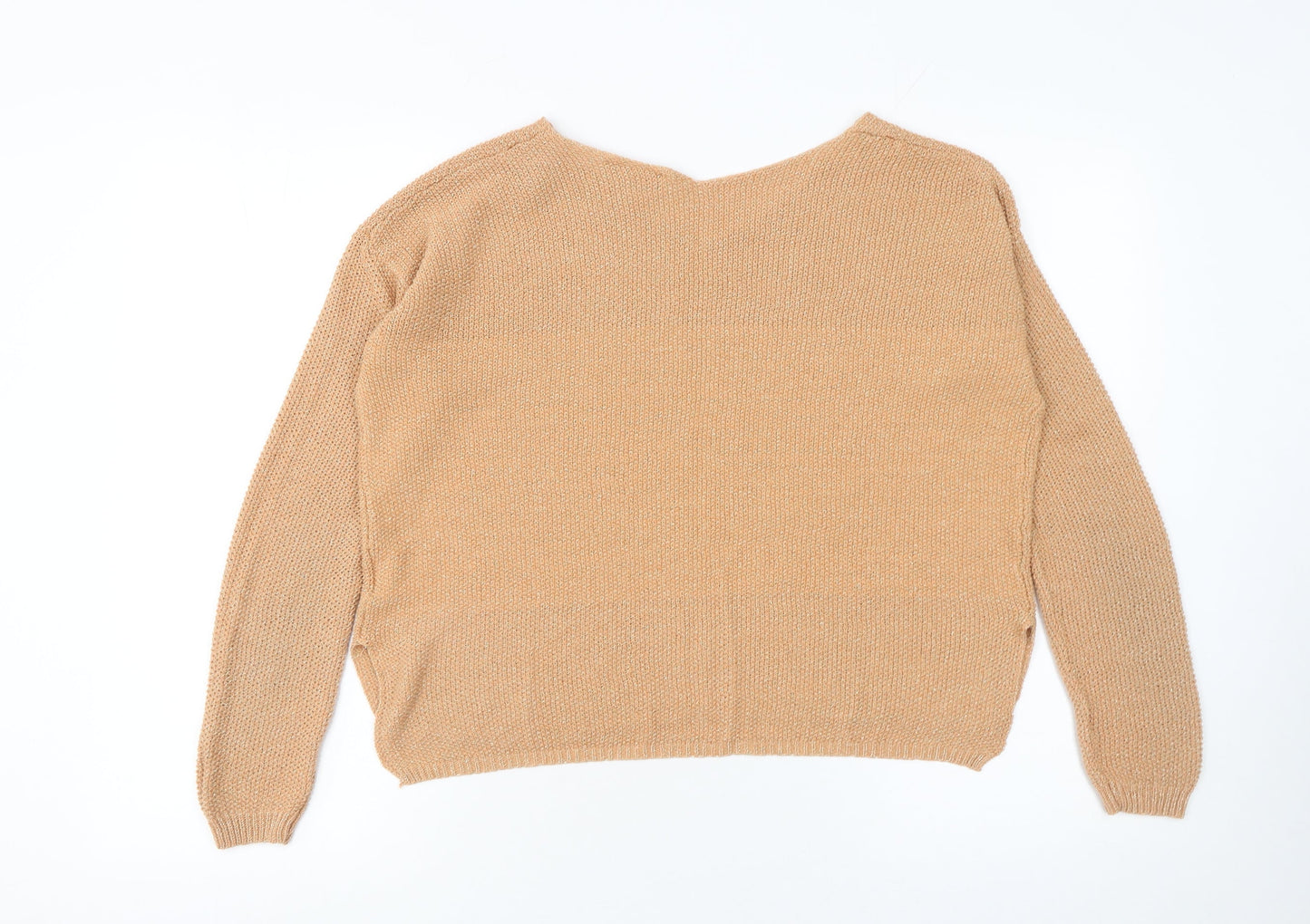 Womens UK Size L Grace & Mila Beige Pullover Jumper