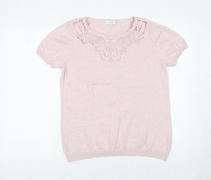 Womens UK Size 16 Rocha John Rocha Pink Pullover Jumper