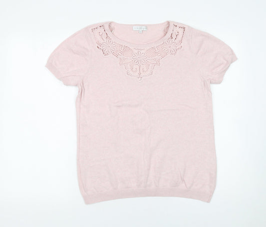 Womens UK Size 16 Rocha John Rocha Pink Pullover Jumper