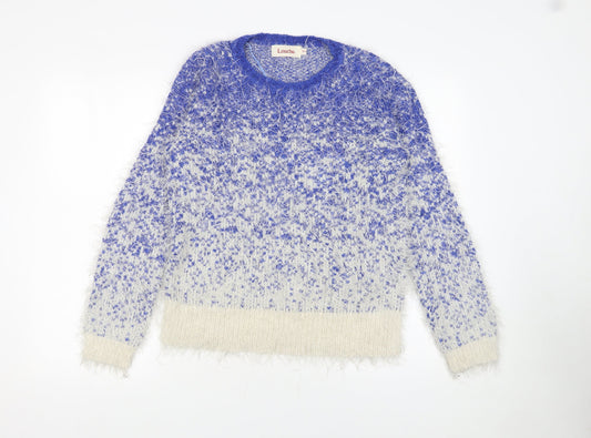 Womens UK Size 10 Louche Blue Pullover Jumper
