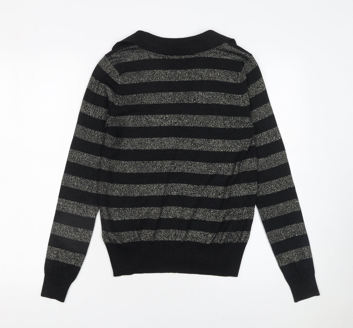 Womens UK Size S Marks and Spencer Black Pullover Jumper