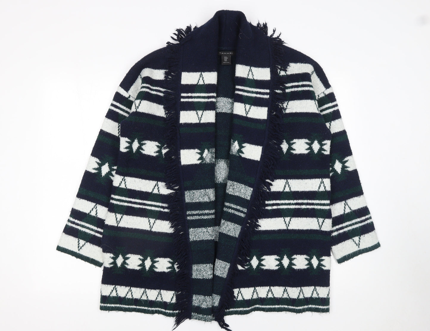 Womens UK Size M Tahari Multicoloured Cardigan Jumper