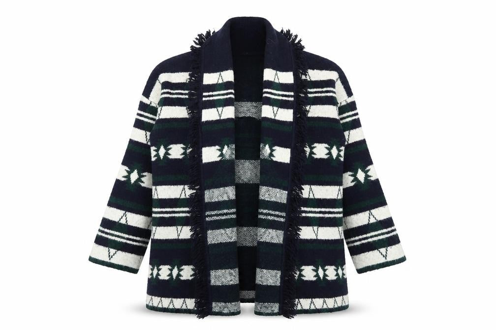 Womens UK Size M Tahari Multicoloured Cardigan Jumper