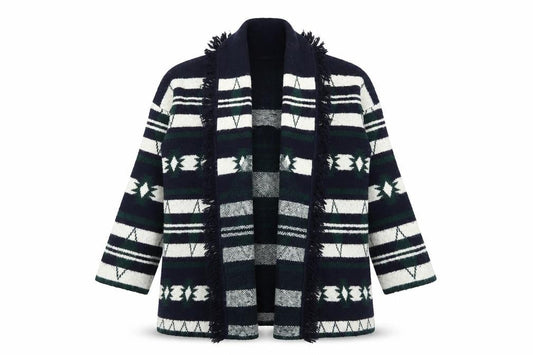 Womens UK Size M Tahari Multicoloured Cardigan Jumper