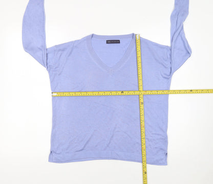 Womens UK Size S Marks and Spencer Blue Pullover Jumper