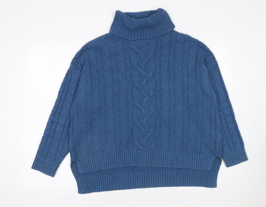 Womens UK Size L JOIE Blue Pullover Jumper