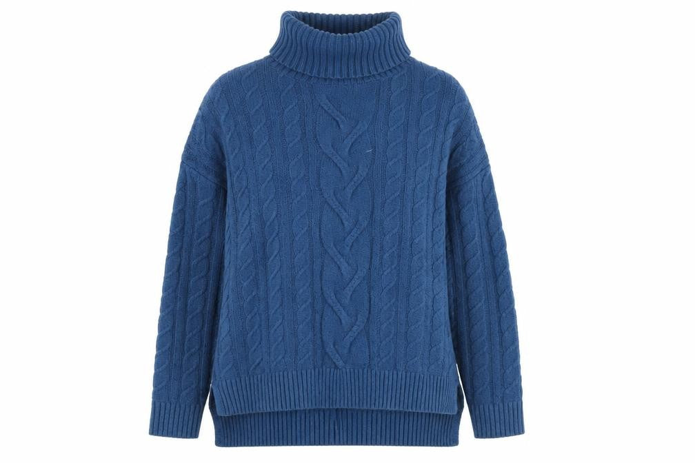 Womens UK Size L JOIE Blue Pullover Jumper