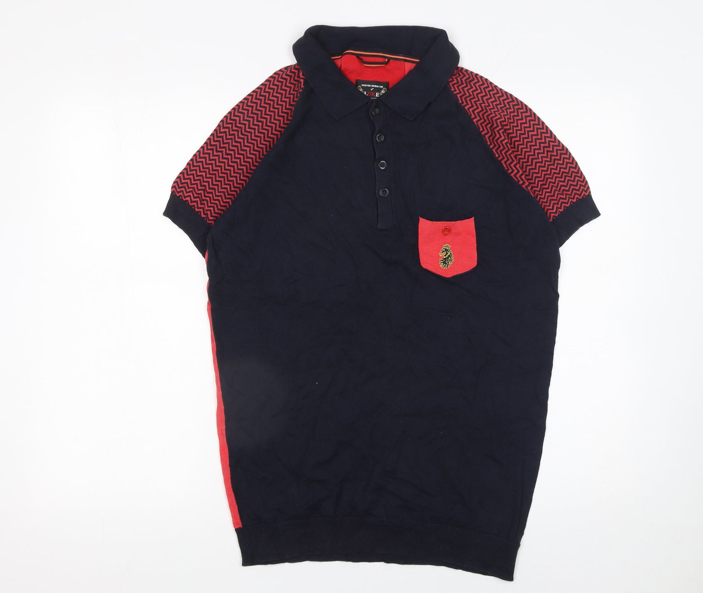 Mens UK Size L Luke Cotton Polo Shirt