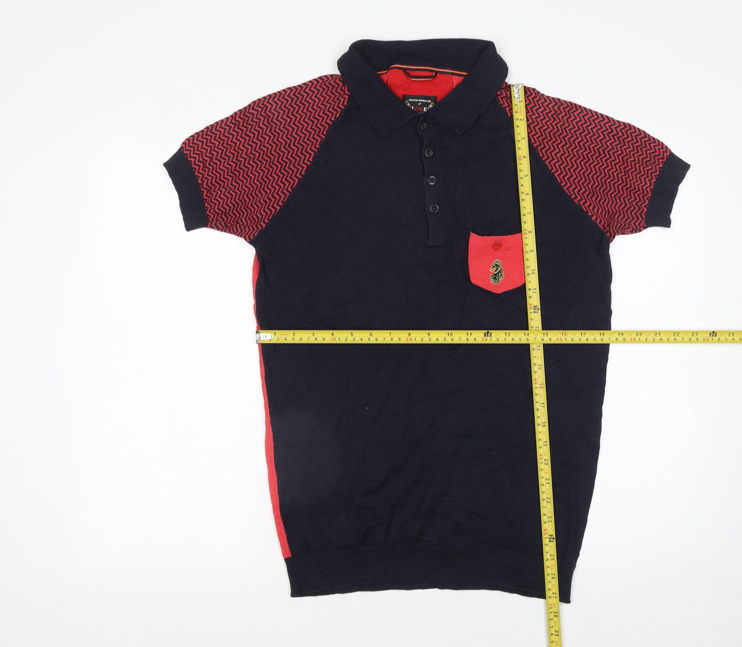 Mens UK Size L Luke Cotton Polo Shirt