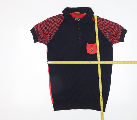 Mens UK Size L Luke Cotton Polo Shirt