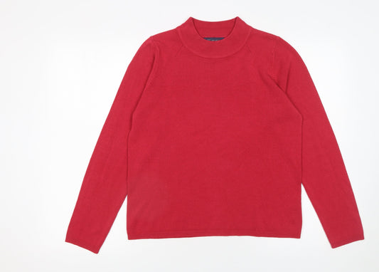 Womens UK Size 14 Marks and Spencer Red Pullover Jumper