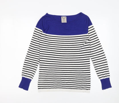 Womens UK Size M Nicole for F·R Blue Pullover Jumper