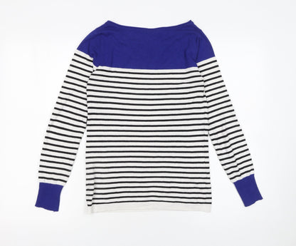 Womens UK Size M Nicole for F·R Blue Pullover Jumper