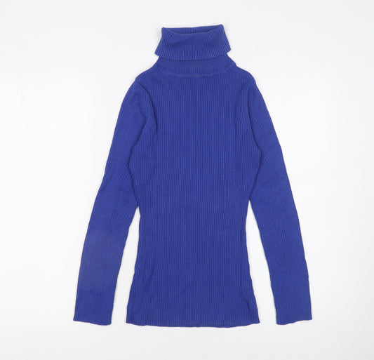 Womens UK Size 8 Debenhams Blue Pullover Jumper
