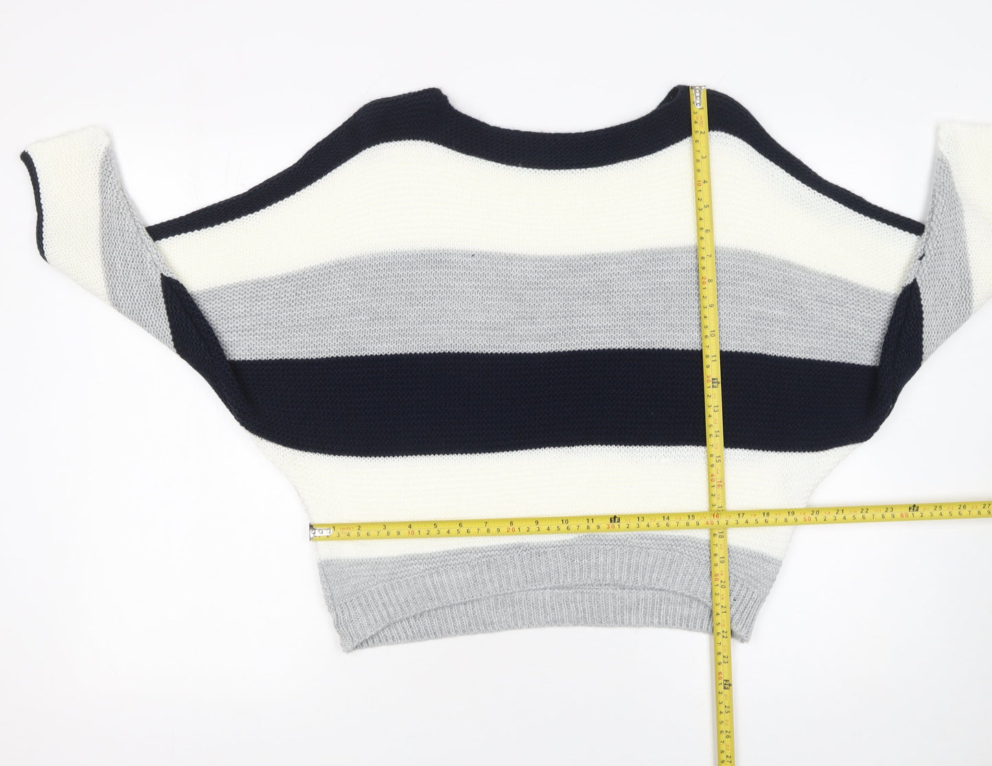 Womens UK Size S Quiz Multicoloured Pullover Jumper