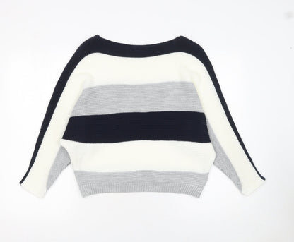 Womens UK Size S Quiz Multicoloured Pullover Jumper