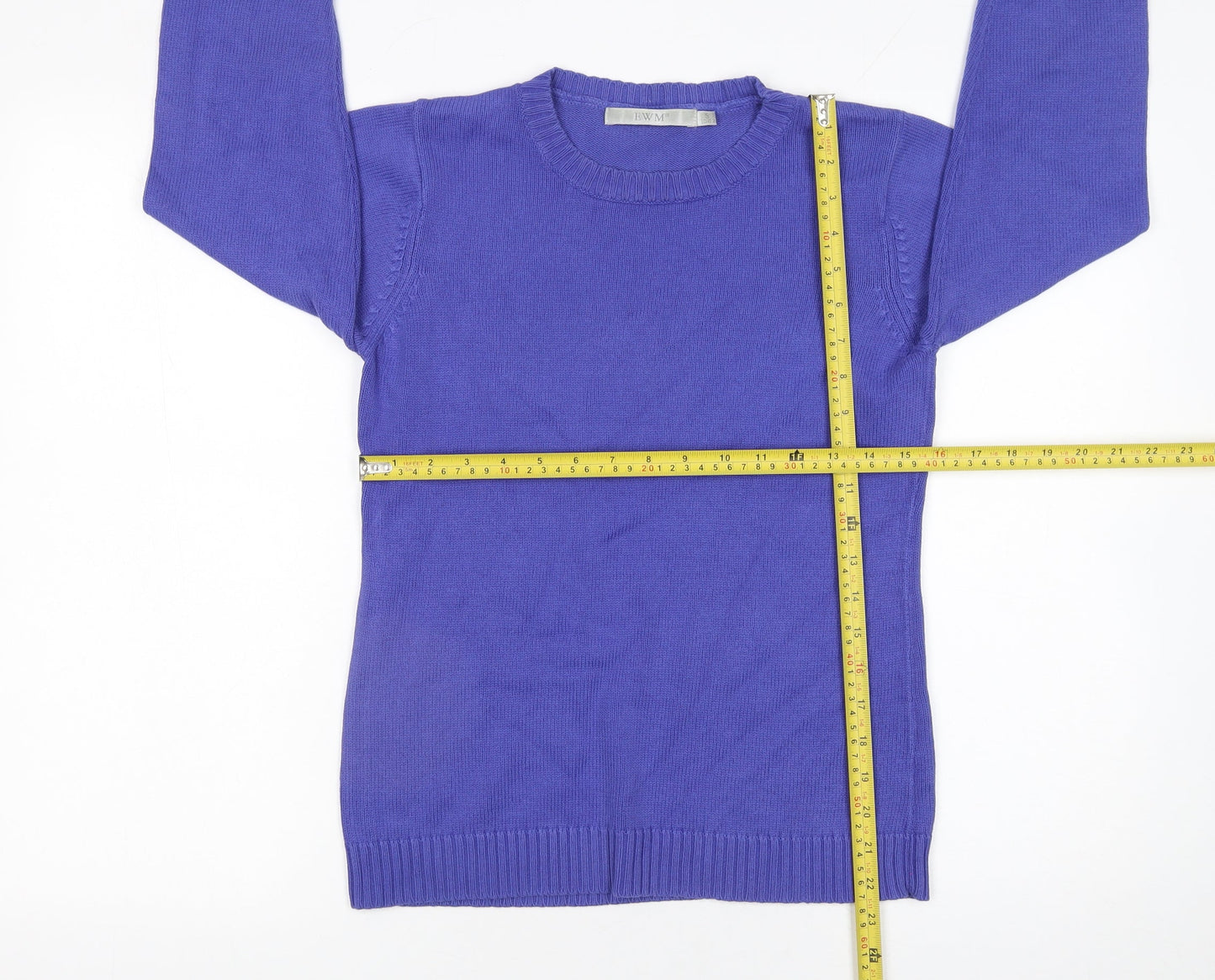 Womens UK Size S EWM Purple Pullover Jumper