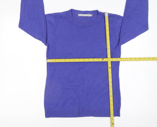 Womens UK Size S EWM Purple Pullover Jumper