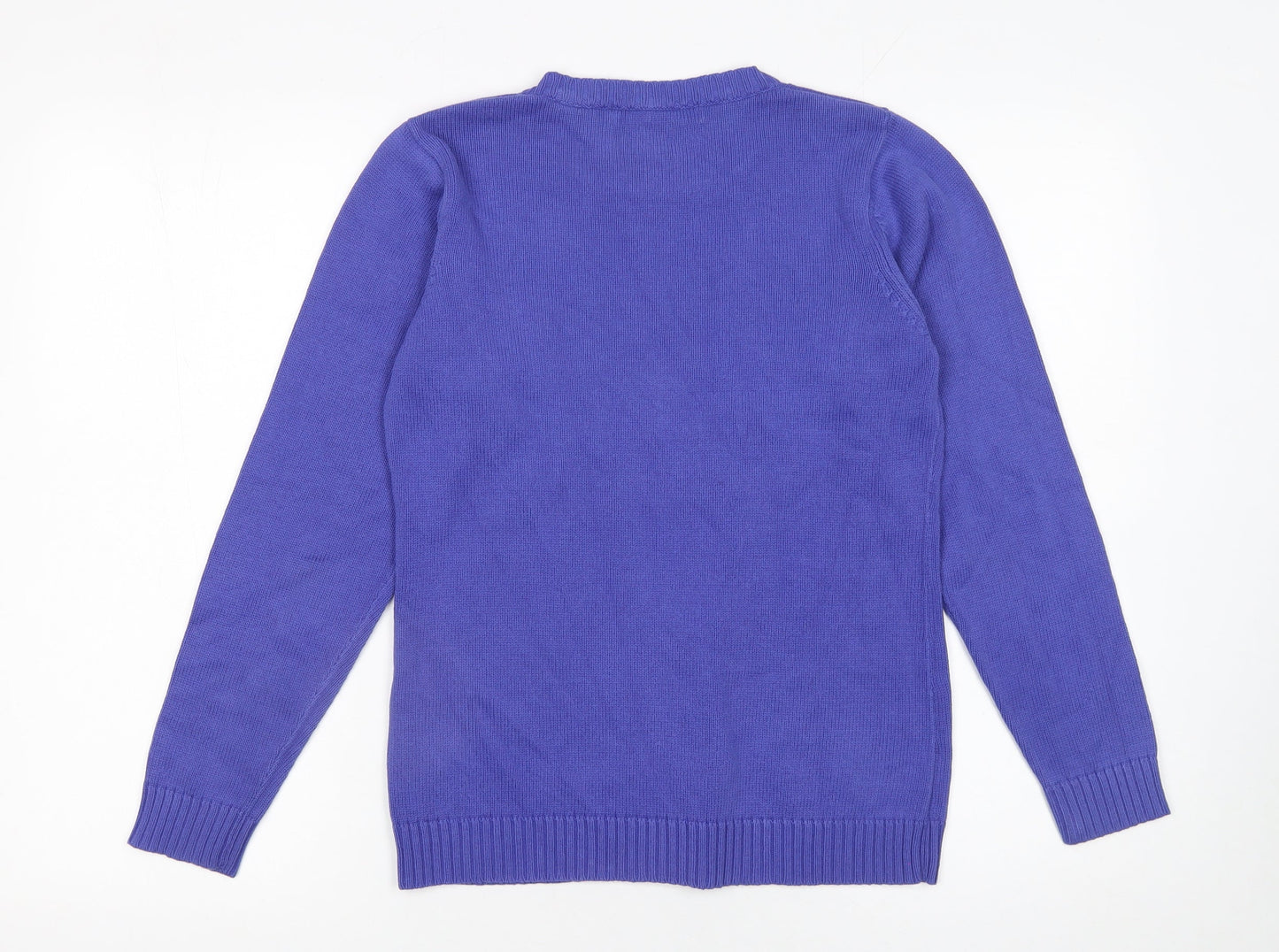 Womens UK Size S EWM Purple Pullover Jumper
