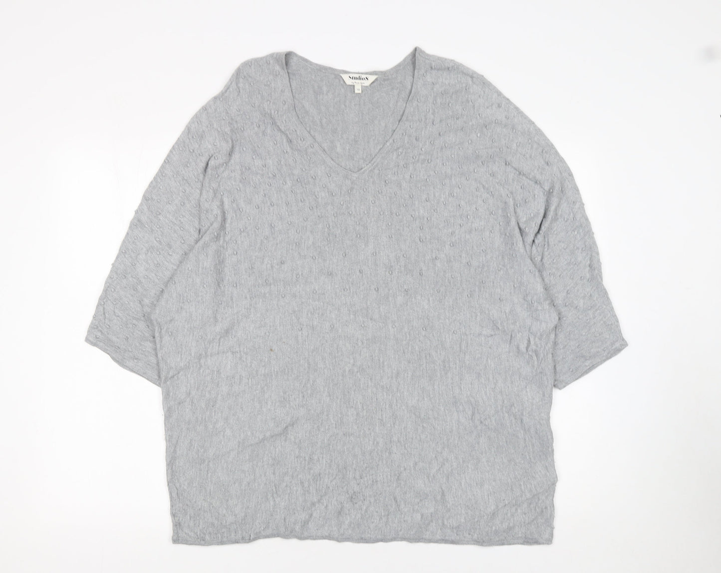 Womens UK Size 18 Studio 8 by Phase Eight Grey Pullover Jumper