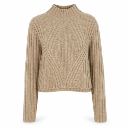 Womens UK Size XS HOT!MESS Beige Pullover Jumper