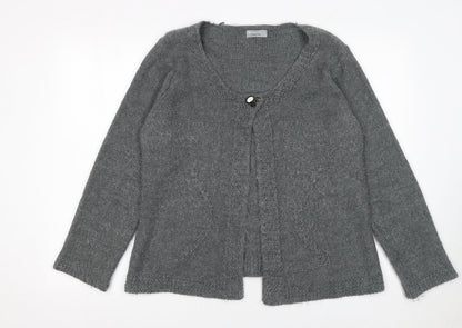 Womens UK Size L Marks and Spencer Grey Cardigan Jumper