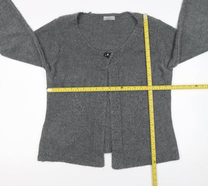 Womens UK Size L Marks and Spencer Grey Cardigan Jumper