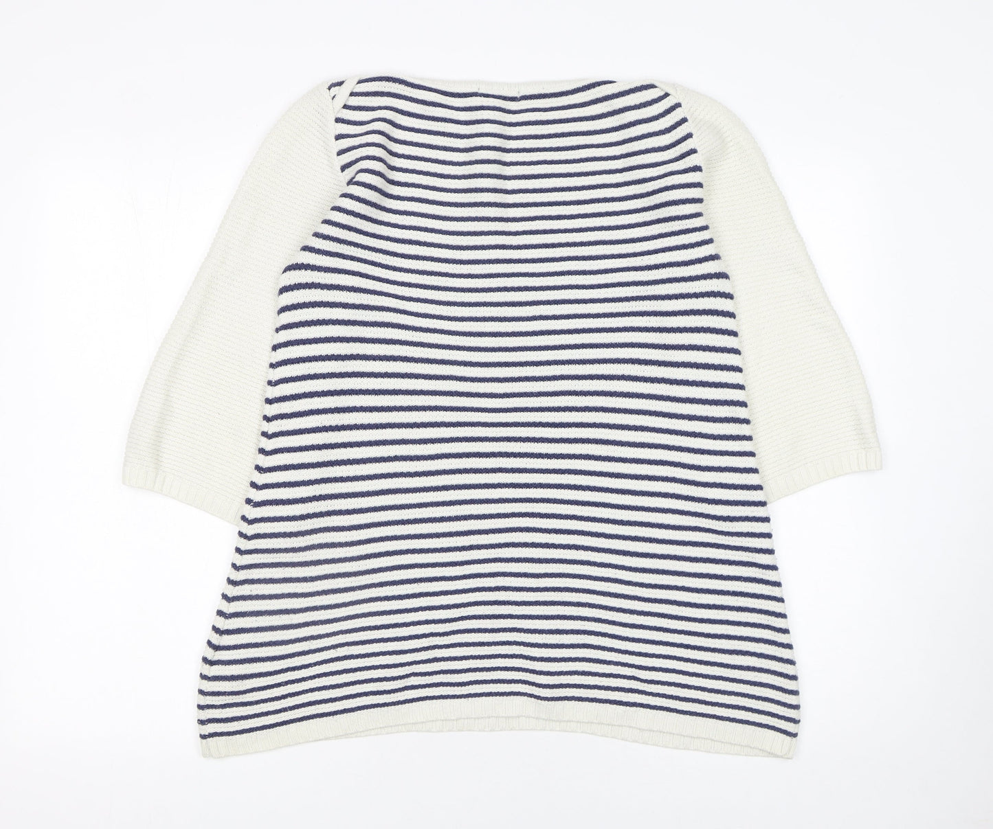Womens UK Size 8 H&M White Pullover Jumper
