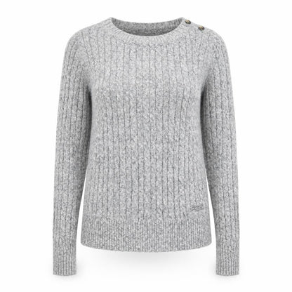 Womens UK Size L Superdry Grey Pullover Jumper