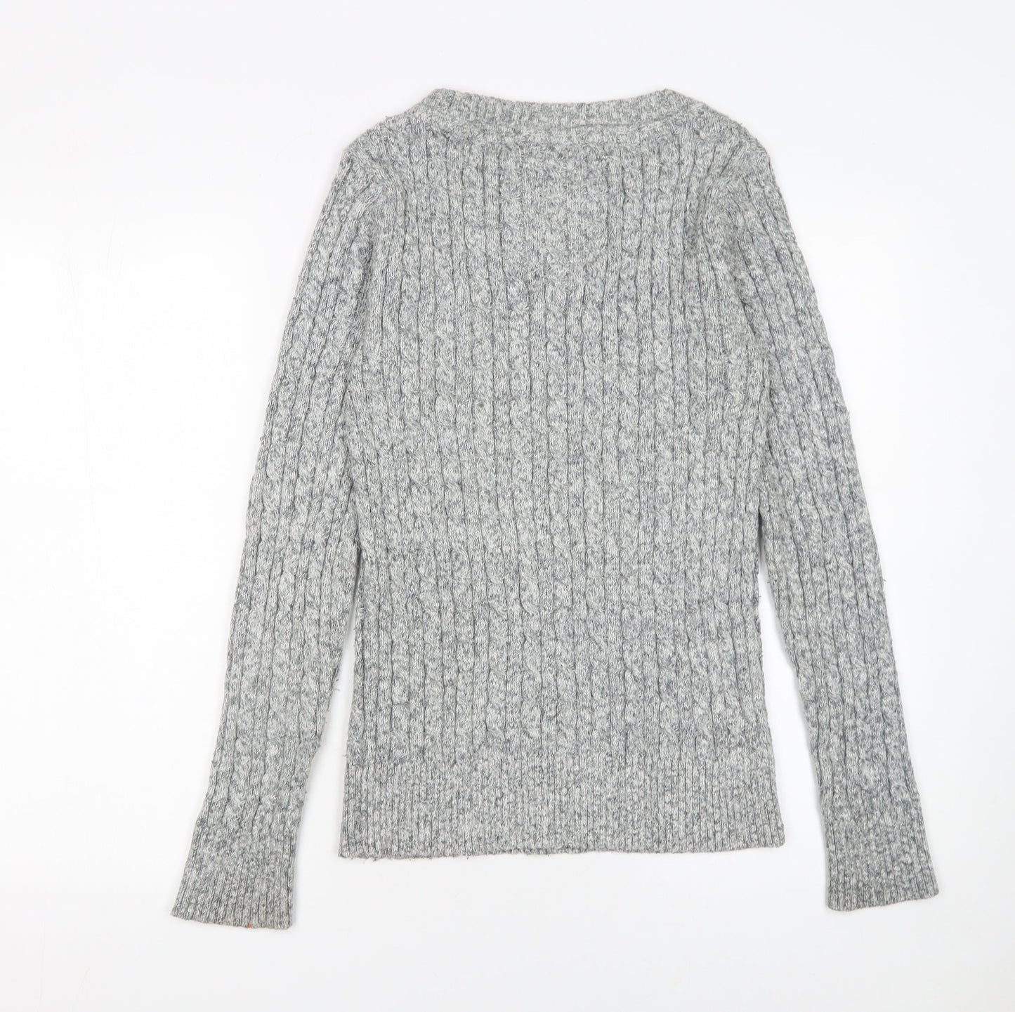 Womens UK Size L Superdry Grey Pullover Jumper